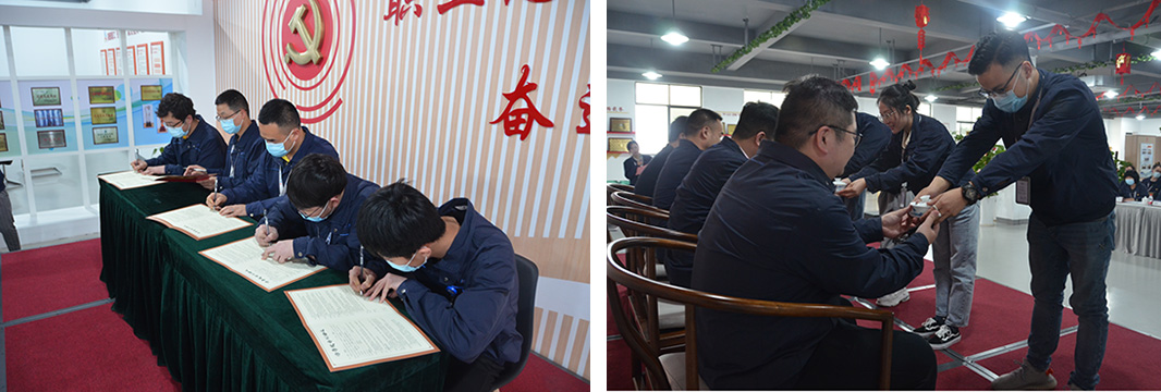 公司举行技能比武大赛暨师带徒总结大会(图5) 公司举行技能比武大赛暨师带徒总结大会(图5)