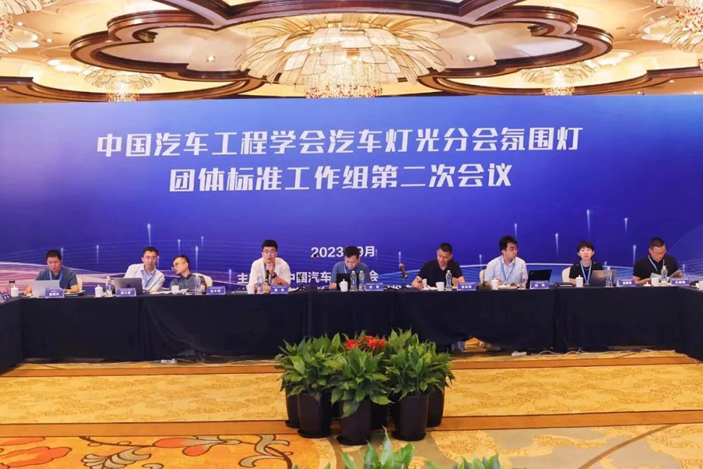 中国汽车工程学会汽车灯光分会氛围灯团体标准工作组第二次会议在宁波圆满召开(图2) 中国汽车工程学会汽车灯光分会氛围灯团体标准工作组第二次会议在宁波圆满召开(图2)